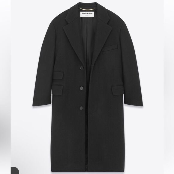Saint Laurent Oversized wool coat - Picture 9 of 16